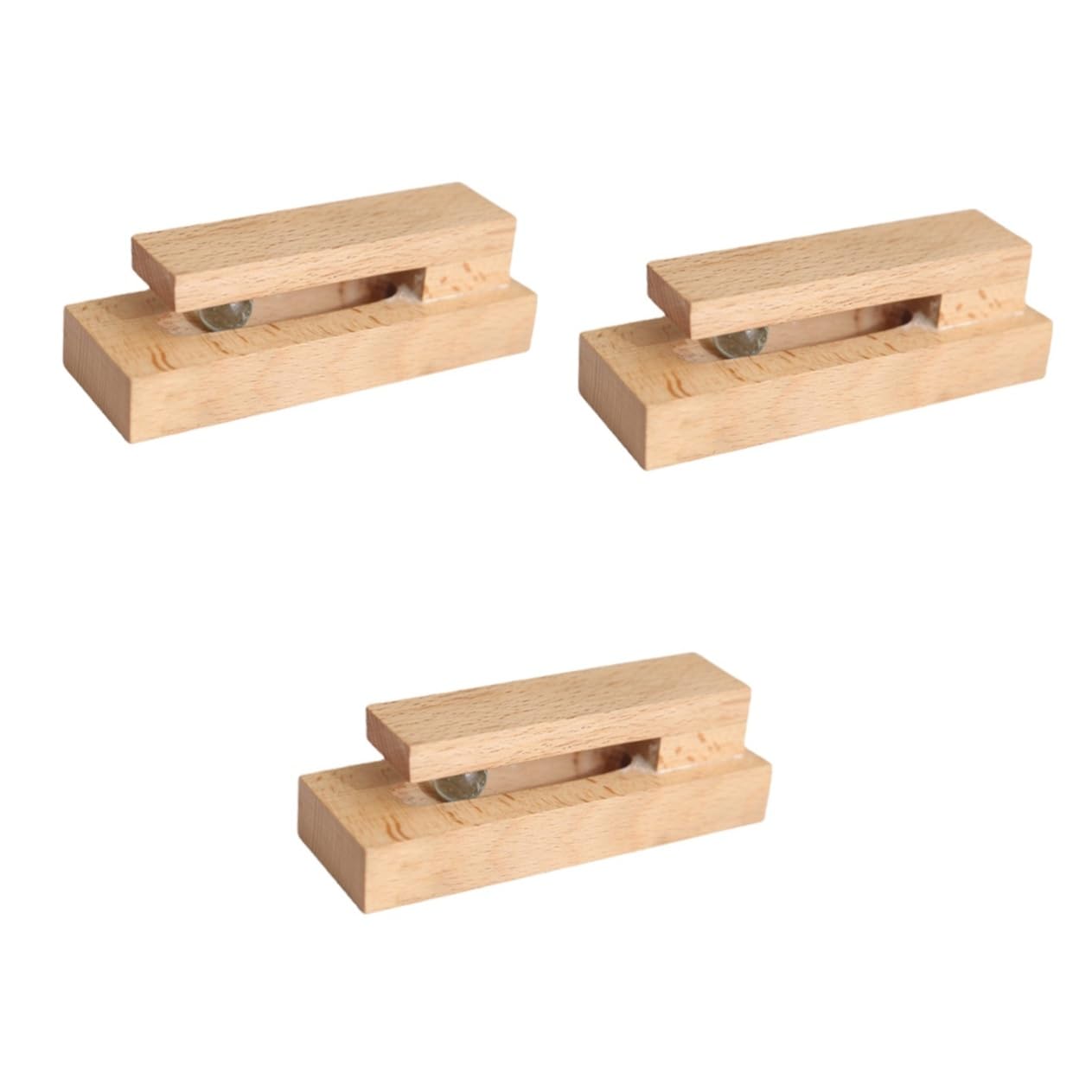 Cabilock 3piezas Soporte De Toalla De Madera Sólida Gancho Para Puerta Organizador De Baño Sin Perforación Estante De Pared Para Toallas De Cocina y Baño Instalación Fácil y Segura