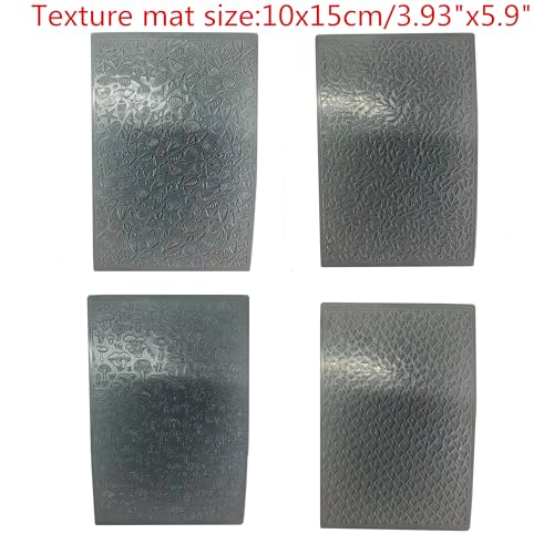 Feuille de texture argile polymère pour créer des bijoux nature - 4