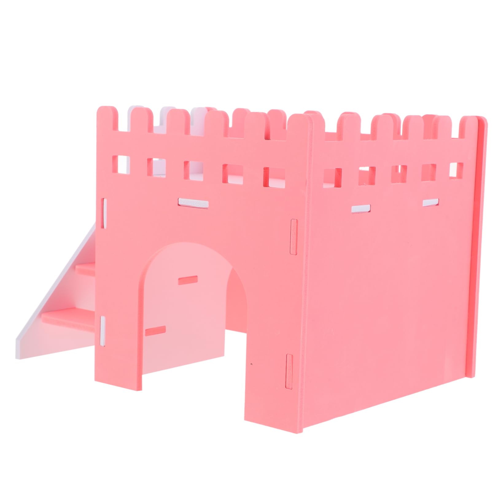 Happyyami Hamsterhaus mit Rampe und Labyrinth Spiel und Ruheplatz für Kleintiere Robustes und Bruchsicheres Design Leicht zu Reinigen und Pflegen