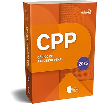 Capa do livro CÓDIGO DE PROCESSO PENAL 2025 - Coleção MINICÓDIGOS