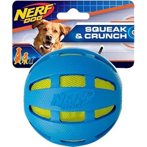 Nerf Dog Three Toy Gift Set: Crunch Ball, Spike LED Squeak Ball, and Squeak Football Gift Set Nerf Dog Three Toy Gift Set Crunch Ball Spike LED Squeak Ball and Squeak Football Gift Set