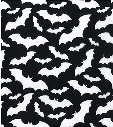 Tissu polycoton chauves-souris pour décorer votre intérieur lors des fêtes
