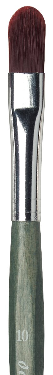 da Vinci Modeling Series 365 Forte Gaming and Craft Brush, Filbert Extra-Strong Synthetic with Blue-Green Handle, Size 10