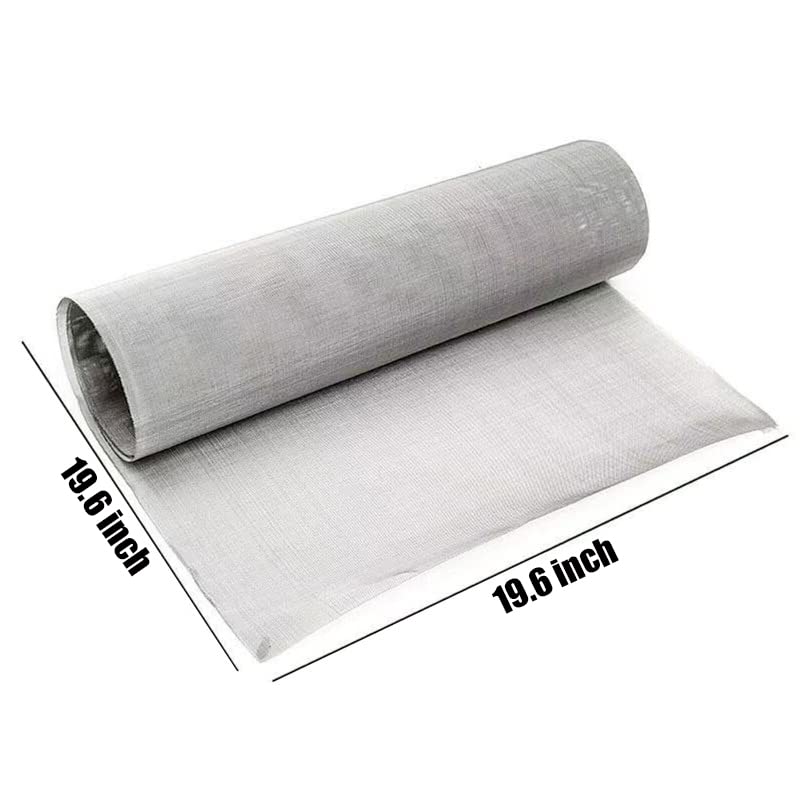 Miniatura 3 de 1 paquete de 100 mallas de alambre tejido de acero inoxidable 304, nunca se oxida, malla de alambre dura y resistente al calor, malla de pantalla