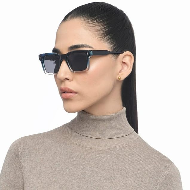Image of Vincent Chase By Lenskart | Full Rim Square | Classics | Polarized and 100% UV Protected | Men & Women | Large | VC S16748
