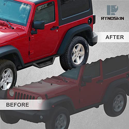 Estribos RYNOSKIN para Jeep Wrangler JK 2007-2018 miniatura 3