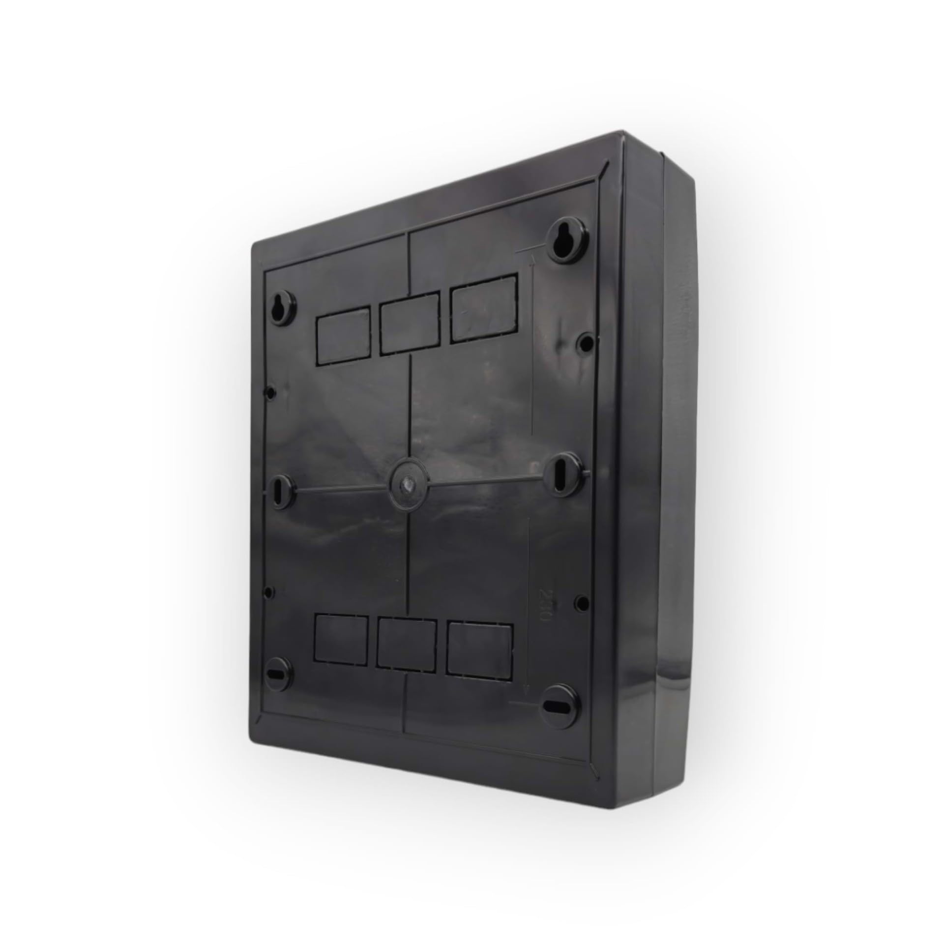 Sicherungskasten 24 Module Aufputz IP41 Schwarz
