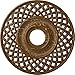 Ekena Millwork CM22RBSTC Robin Ceiling Medallion, 22 1/4"OD x 4 3/4"ID x 1 1/4"P, Hand-Painted Smokey Topaz Crackle