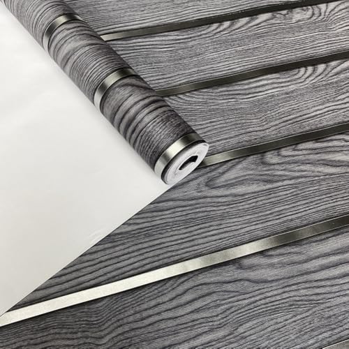 RHP Papel pintado no tejido aspecto madera 3D – Diseño de panel de pared, pared moderna con aspecto Skandi, aspecto natural, efecto de pared de madera, 0,53 x 10,05 m (970705)