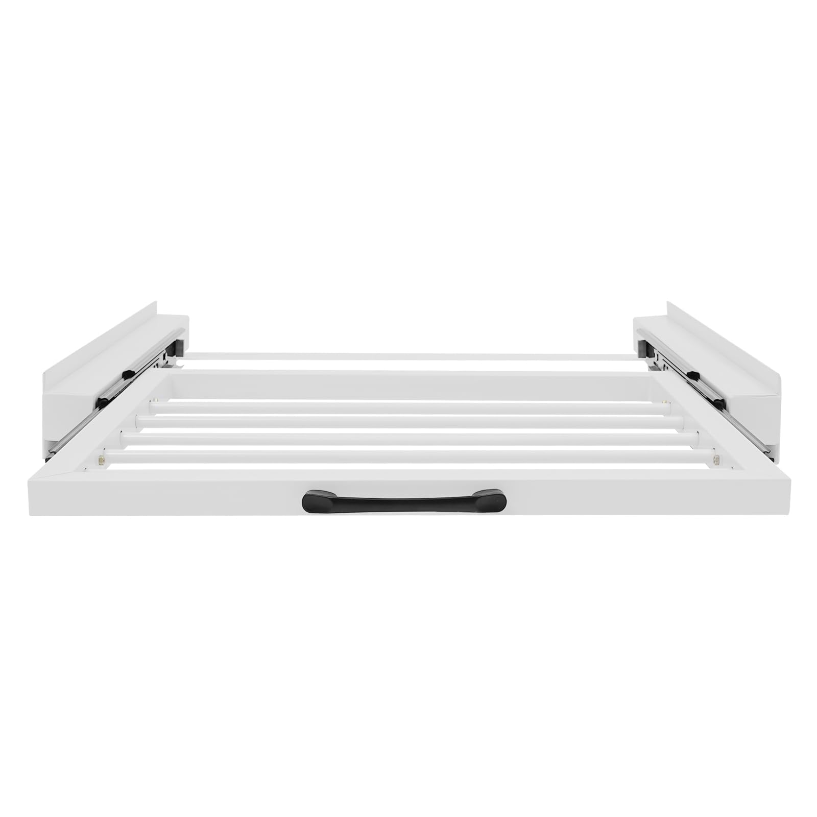 Set di telai di collegamento universali per lavatrice e asciugatrice, set di telaio di collegamento con 5 aste, kit di montaggio intermedio per lavanderia, 61 x 55 cm