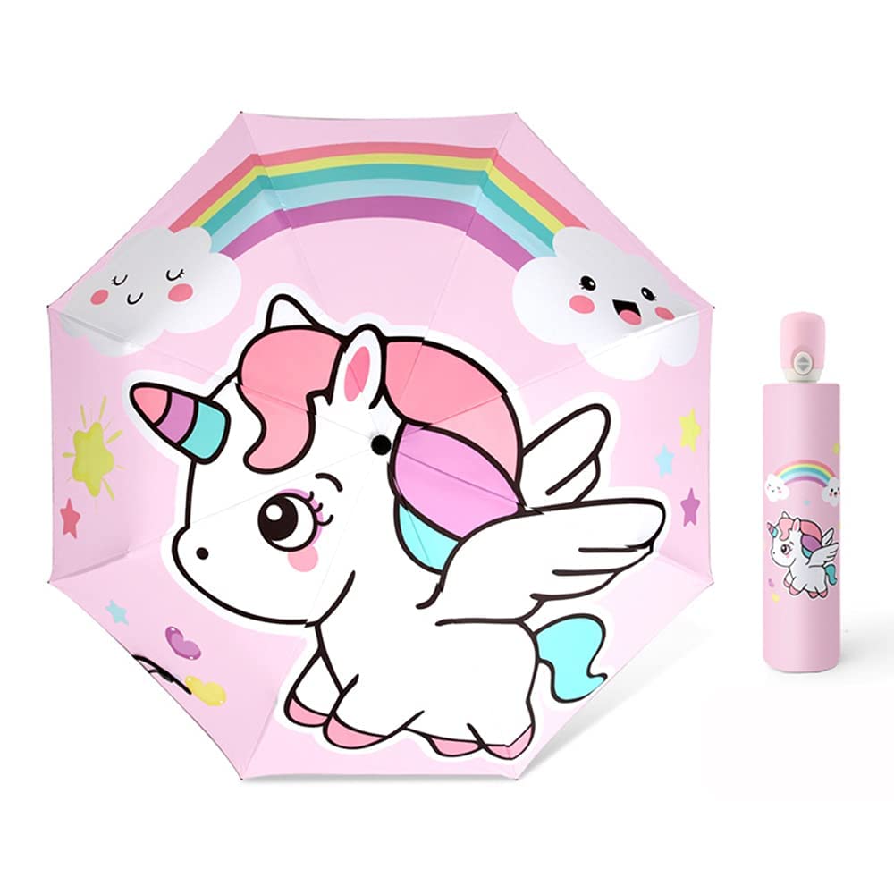 Sponsored Ad – Umbrella Windproof Travel Umbrella for Sun&Rain Automatic Open Close Umbrella Compact Folding Umbrella for Boys&Girls, One Size