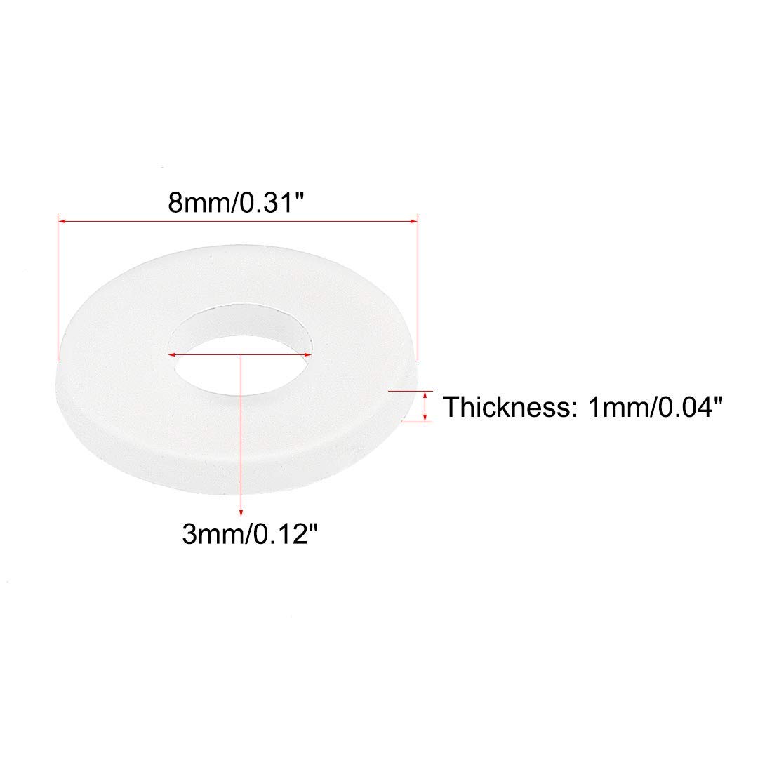 Lot De 10 Rondelles Isolantes Époxy WEIDMULLER - Diamètre 25mm, Perçage 5.5mm, Neuf