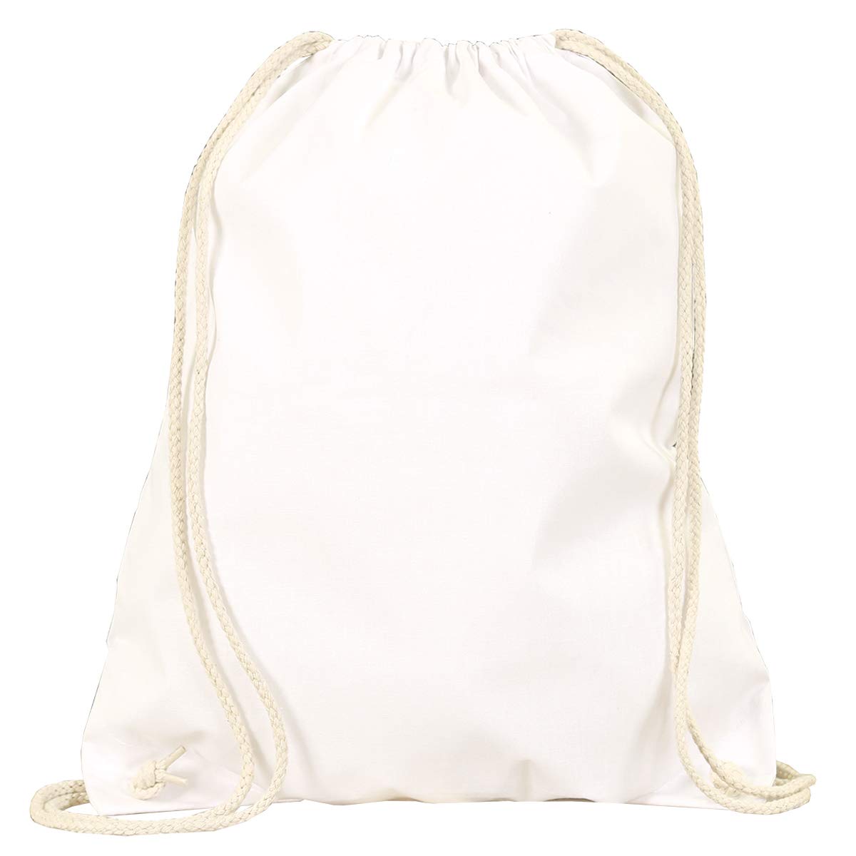 MyShirt Pack de 10 bolsas de deporte de algodón, 38 x 46 cm, sin estampado, con cordón, 19 colores, con certificado Öko-Tex®, para pintar