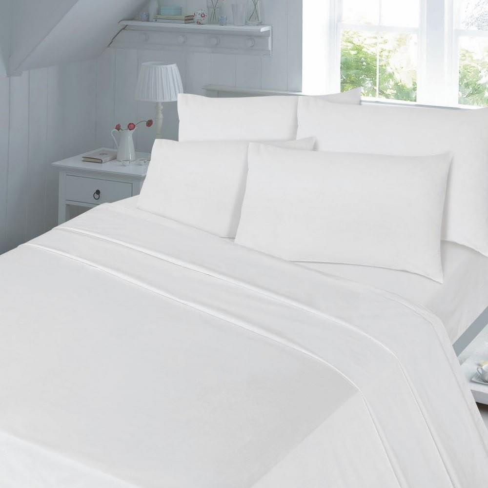 Kampala Hill 180 Thread Count Duvet Cover Set Bedding White Double