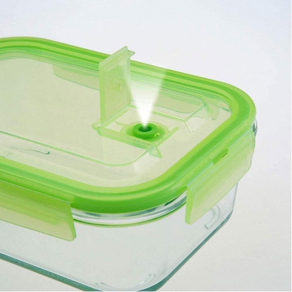 Szklane pojemniki do przechowywania， Bento Boxy Szklane pudełko na lunch; Szklany pojemnik na warzywa; Żaroodporne pudełko z zamknięciem; Pudełko na lunch do mikrofalówki
