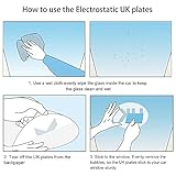 Onarway UK Car Stickers for Europe, 2 Electrostatic Oval UK Stickers and 2 Self-adhesive Oval UK Stickers for Cars, Vans, Trucks, No Melting No Blow off No Scratching, for Driving in Europe - Image 3