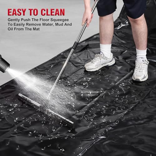 Partol QP0101101 Garage Floor Containment Mat Non-Slip Garage Floor Mat Heavy Duty Waterproof Garage Mat Floor Protection From Sand, Snow thumb #5