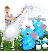 JONEG Toys for 3-8 Year Old Boys Girls! 2 Pack Bubble Machine for Kids with Bubble Solution 20 JONEG Summer Water Toys: Sprinkler Baseball Play Games with 2 Sprinkler Heads, 4 Baseballs, Outdo...
