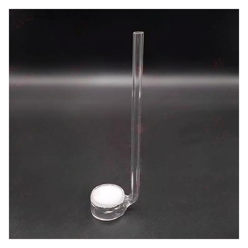 Gebogenes Gasdispersionsrohr Mit Sandkern Aus Laborglas | Führungsglasrohr, Sandplatten-Gasdiffusionsrohr(Sand core DIA 10mm)