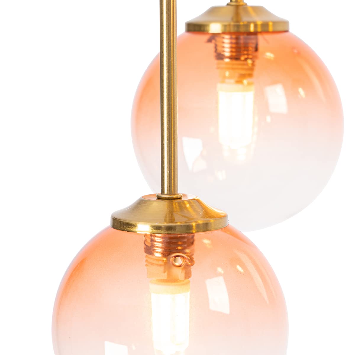 Qazqa Medusa Deckenleuchte – Art-Deco Lampe In Gold/Messing Mit Glasperlen, Dimmbar, Für Wohnzimmer & Schlafzimmer, G9-Fassung