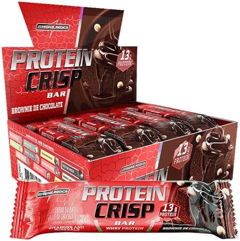 Integralmedica - Barra de Proteína Whey Protein Crisp Bar Brownie...