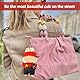 HAZMA 17Cm Plüsch Bekleidung,Ideales Kinder Geschenk,Niedliches Mini Kuscheltier Outfit Mit DIY Pullover Hoodie Bekleidungszubehör, (A) (red)