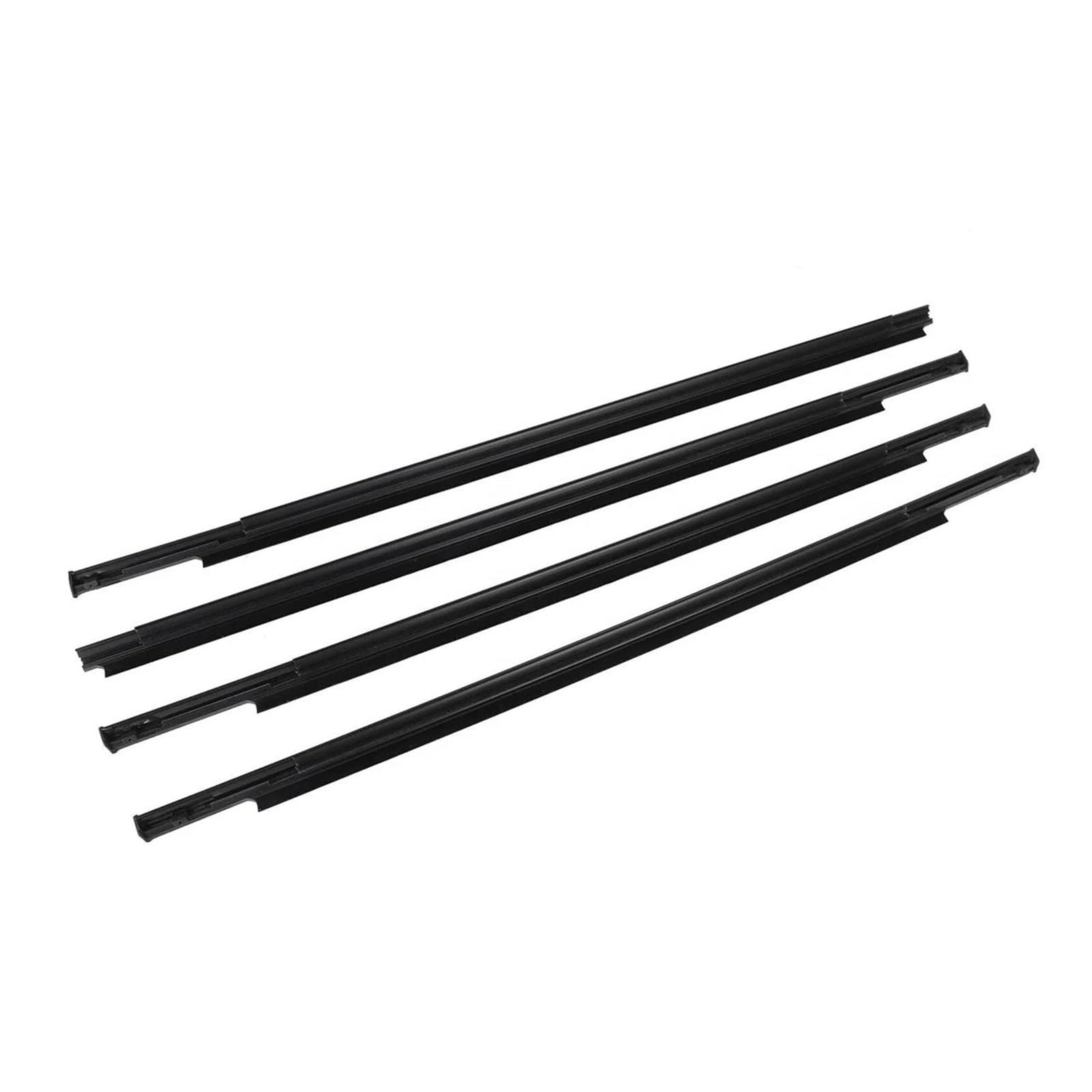 Yuqudgelky One Color 4Pcs Car Outer Inner Windows Weatherstrip Waterproof Pressure Sealing Strip For Mitsubishi For Outlander 2007-2012(Outer Windows)