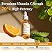Vitamin C Serum for Face, 20% Natural Vitamin C Facial Serum with Sodium Hyaluronat Vitamin E, Anti Aging & Wrinkle Face Serum for Dark Spots & Fine Lines, All Type Skin Care 1 fl.oz+0.05 fl.oz x 10e