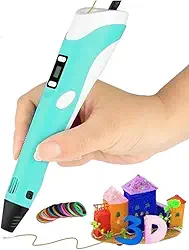 Caneta 3D Impressora Profissional 12V com Filamentos PLA – Desenhe, Modele e Crie em 3 Dimensões com Precisão