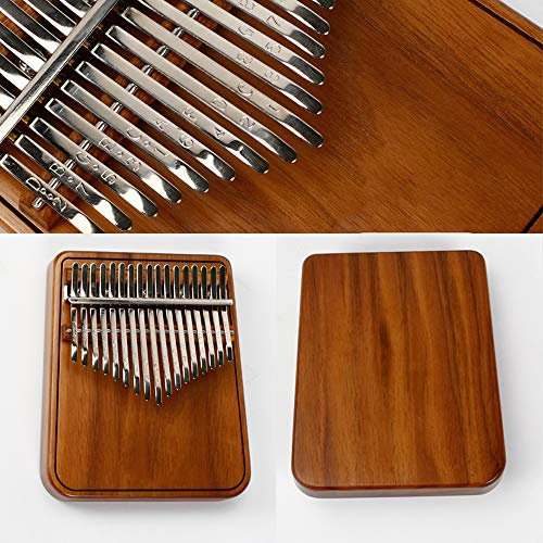 WYKDL 17 Touches Kalimba Thumb Piano protable Finger Piano avec EVA imperméable Étui Rigide Cadeau for Les Enfants… - Les Beatles, Paul McCartney, John Lennon, RIngo Starr, George Harrison WYKDL 17 Touches Kalimba Thumb Piano protable Finger Piano avec EVA imperméable Étui Rigide Cadeau for Les Enfants… – Image 4