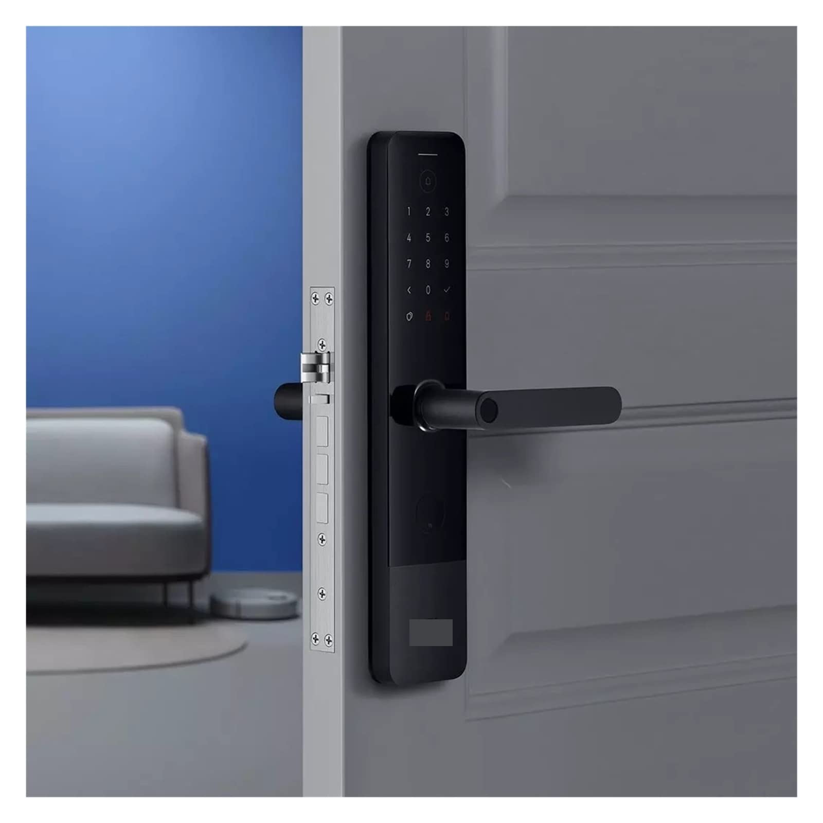 Smart Door Lock E password dell'impronta digitale Unlock Rileva il lavoro dell'allarme