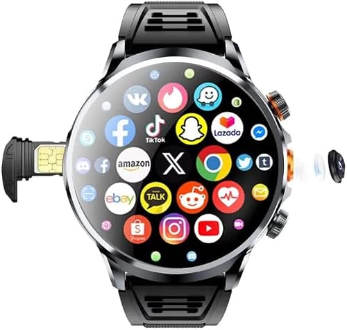 Standalone 4G Android Smartwatch with SIM Card, WiFi & GPS – Watch YouTube, Download Apps, Make Calls & Browse the Internet