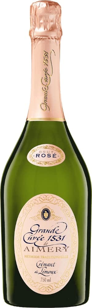 Aimery Grande Cuvée 1531 Rosé Crémant Brut von Sieur d'Arques - Schaumwein 12 x 0,75l VINELLO - 12er - Weinpaket inkl. kostenlosem VINELLO.weinausgießer