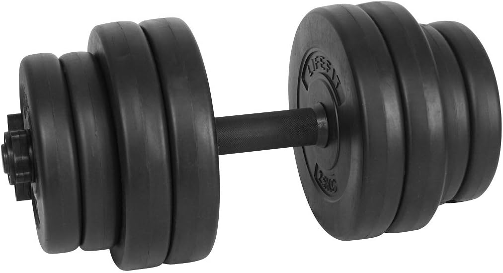 Sport Team Unisex Adult Lifefit Set Strong Dumbbell - Multi-Colour, 15 kg