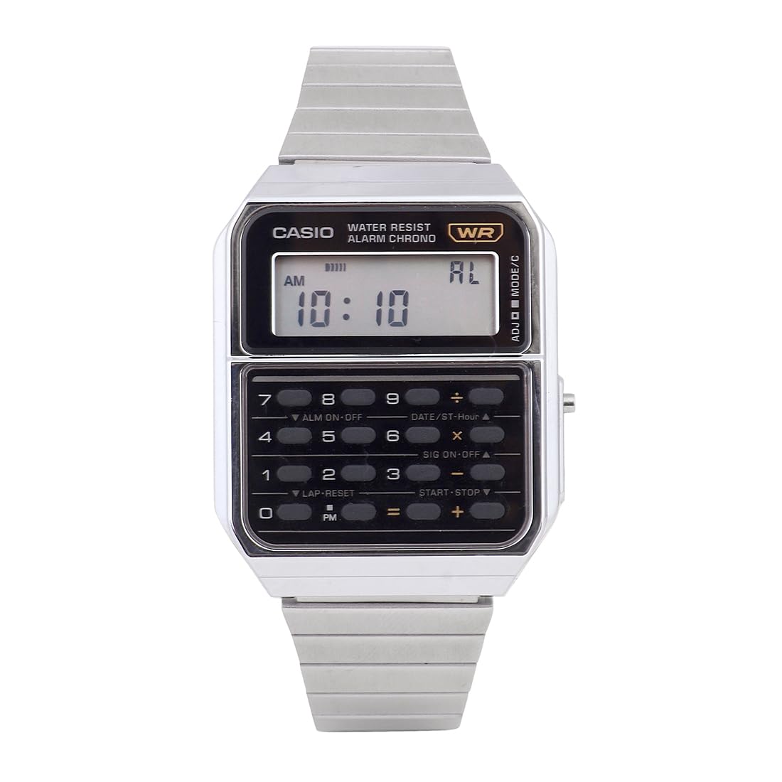 Casio Vintage CA-500WE-1ADF Gray Digital Dial Silver Stainless Steel Band C010 (B0CR1KMNX6) Amazon Price History, Amazon Price Tracker