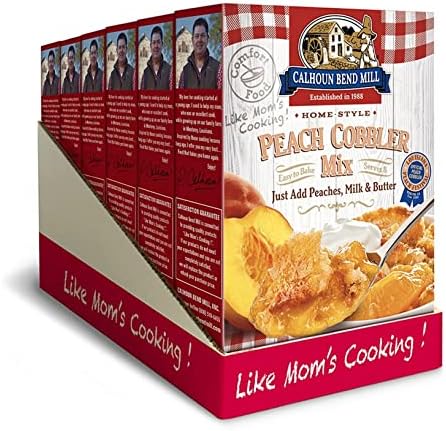 Calhoun Bend Mill Peach Cobbler Mix 8 Ounces (Case of 6)