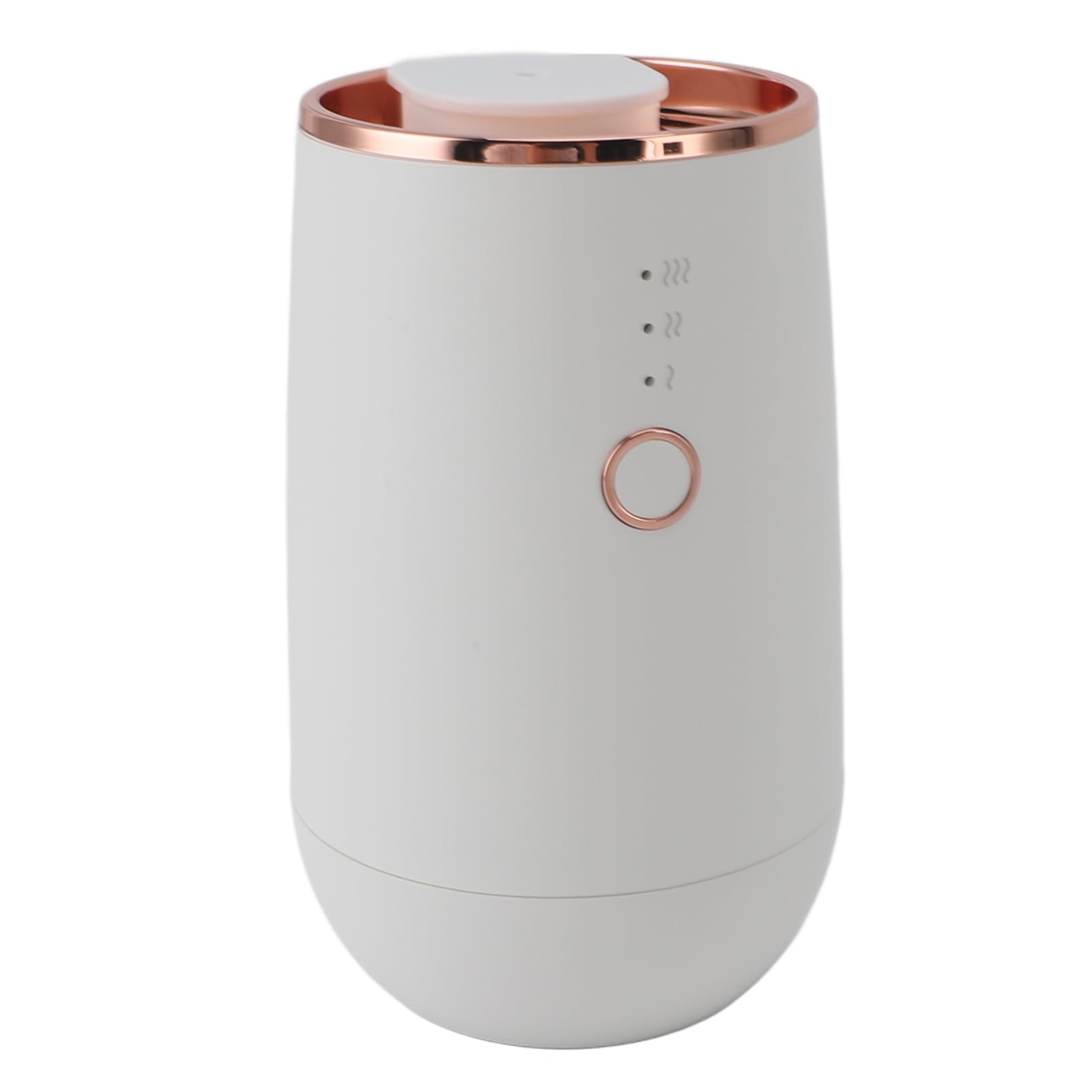 Sorandy Difusor para Automóvil, Difusor de Aceites Esenciales con Capacidad de Botella de 15 Ml, de Diseño Compacto con Batería Recargable, Ideal para Vehículo, Hogar y Oficina (White)
