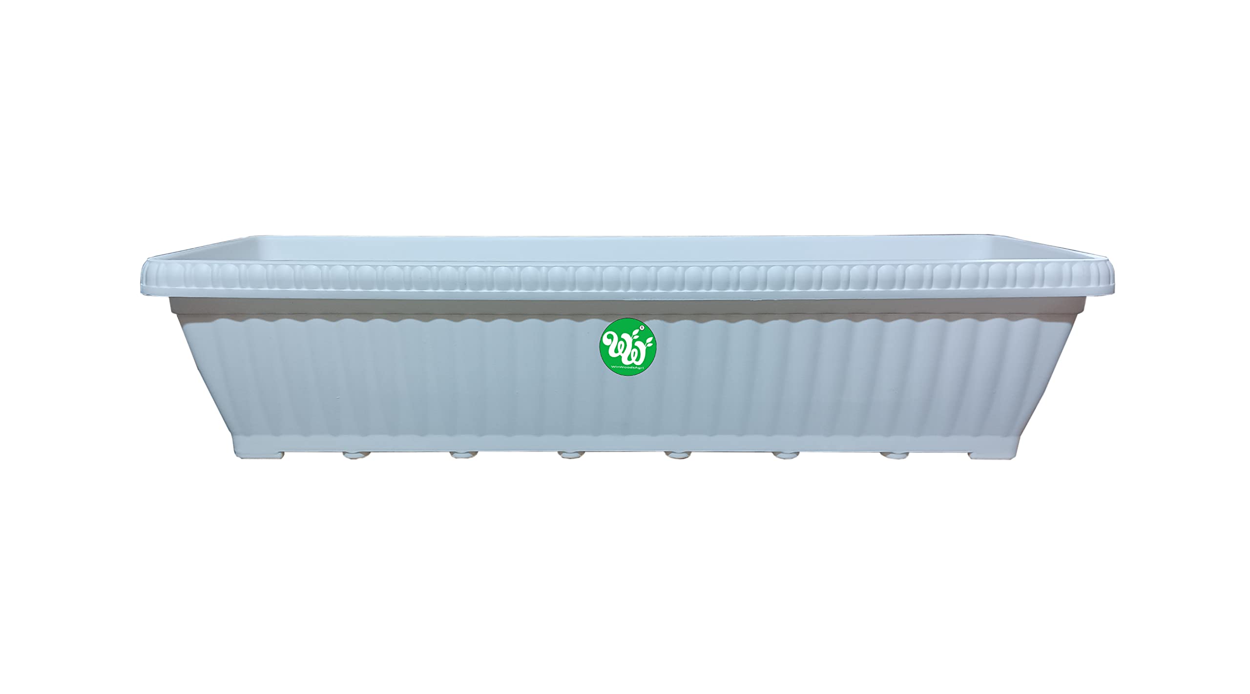 WinWoodsAgri Plant Container Rectangular Pots/Planter Window Planter 26 inch Rectangular pots vergin Plastic White Colour Pack of 1pcs (B0C5N5DHVX) Amazon Price History, Amazon Price Tracker