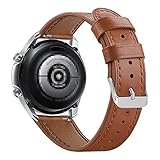 Mi Watch ベルト バンド 交換用 PUレザー調 バンド Sports(クイックリリースバンド）22mm 替えベルト For シャオミMIウォッチ 交換リストバンド(ブラウン)