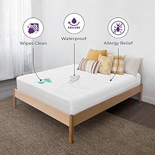 BLISSFORD Plastic Mattress Protector Zippered (36"x 80"), Waterproof Vinyl Mattress Cover, Heavy Duty Noiseless Mattress Encasement
