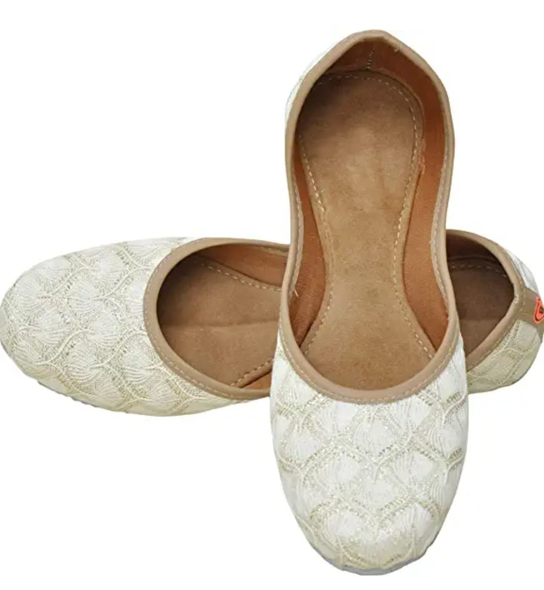 Ethnic Beautiful Upper Design Jutti for Women and Girls // Ethnic Punjabi Jutti/Mojari for Daily Use-image-24