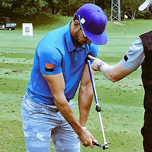 Liukouu Golf Swing Trainer, Golf Alignment Sticks Warm-Up Stick Golf Training Aid for Improved Rhythm, Tempo, Balance, Flexibility Training, Ideal for Golf Beginner Swing Training