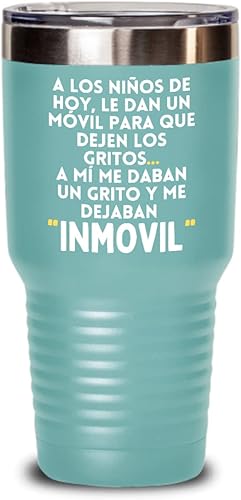 Recuerdos de mí infancia tumblers en colores Dia de la madre, taza de cafe para hombre o mujer 110z