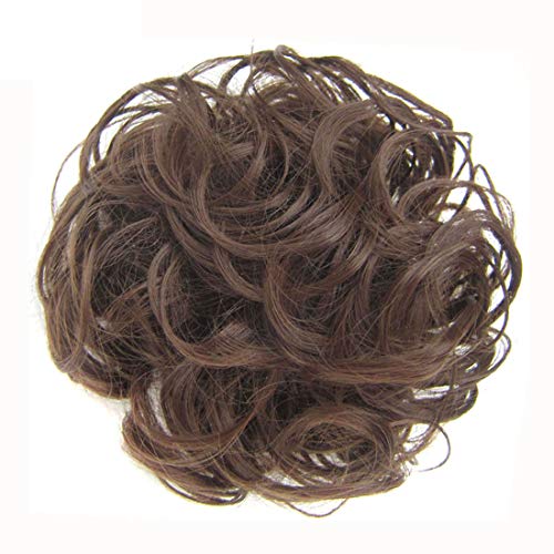 Hairpiece Hair Rubber Scrunchie Scrunchy Updos Wavy Messy Bun 8#