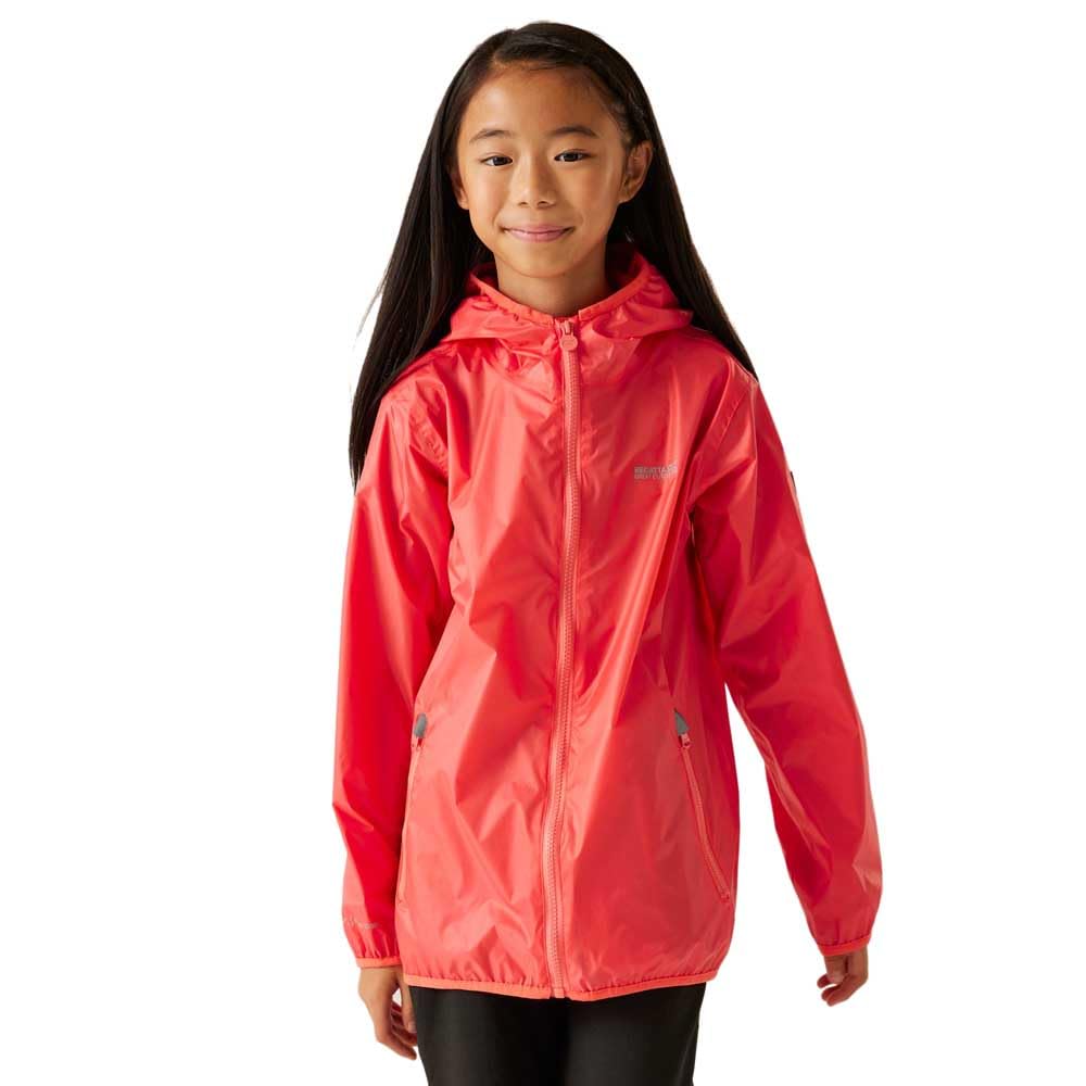 Regatta Kids Lever II Jackets Waterproof Shell Packaway, Breathable & Durable - Perfect for Outdoors, Walking, Hiking & Camping