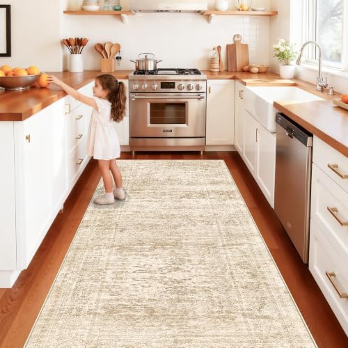 4x10 Wide Hallway Runner Rug: Washable 10ft Runners for Living Room Bedroom