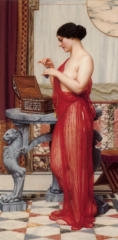 Toile le nouveau parfum John William Godward pour décoration salon élégante