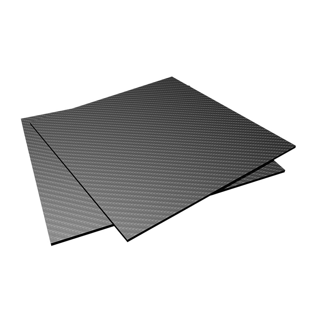 1PCS 50X50MM 1-5MM Dicke 3K Matte Oberfläche Carbon Platte Panel Blätter Hohe verbund Härte Material Carbon Faser Platte (Twill/5MM)
