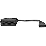 TechniSat Mini SCART Adaptor/Compatible with Selected ISIO Netseurs and Receivers (TechniTwin ISIO, TechniPlus ISIO, TechniVision ISIO, Digit ISIO S2) Black