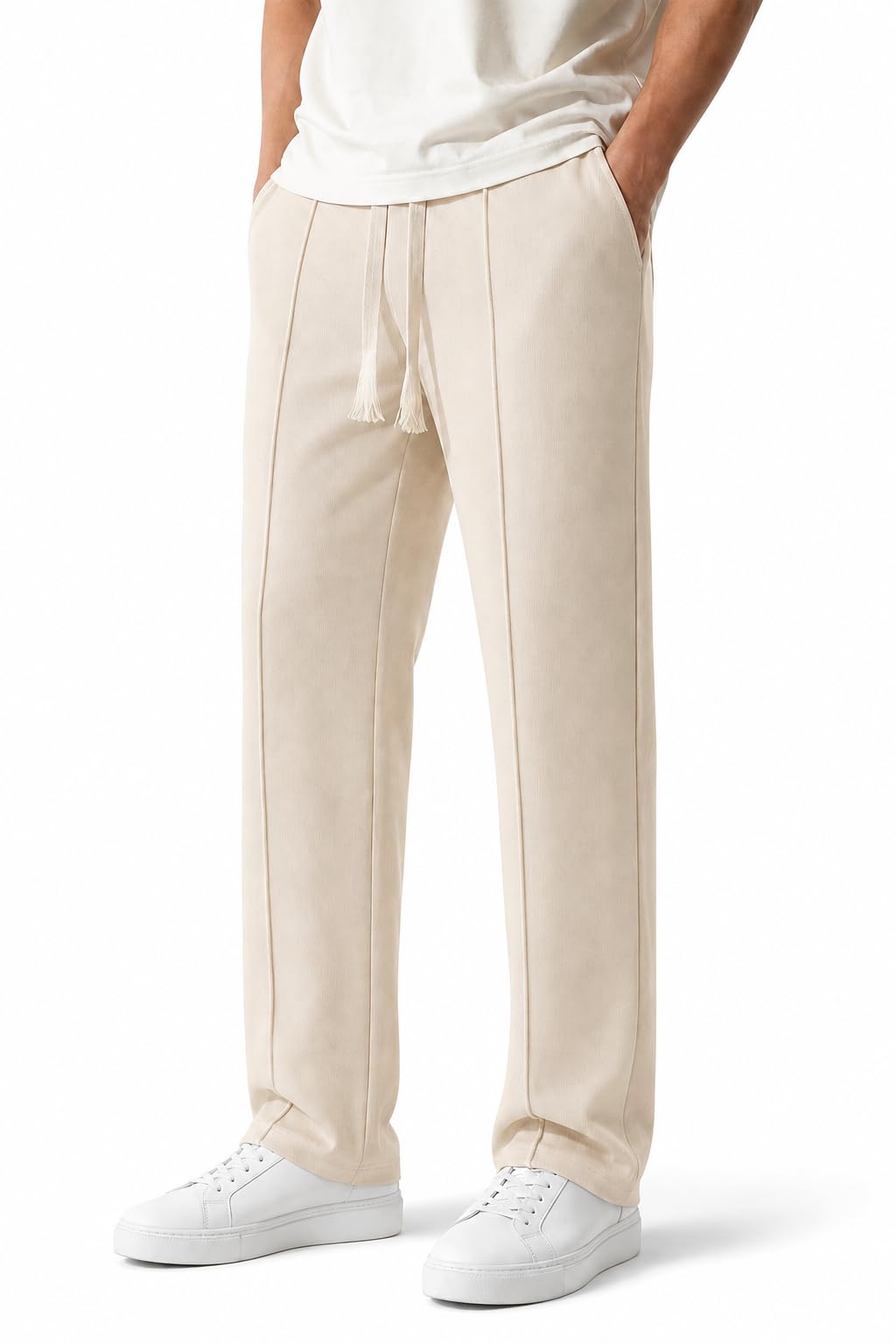 Men's Track Pants Wide Leg with Drawstring-picture-36